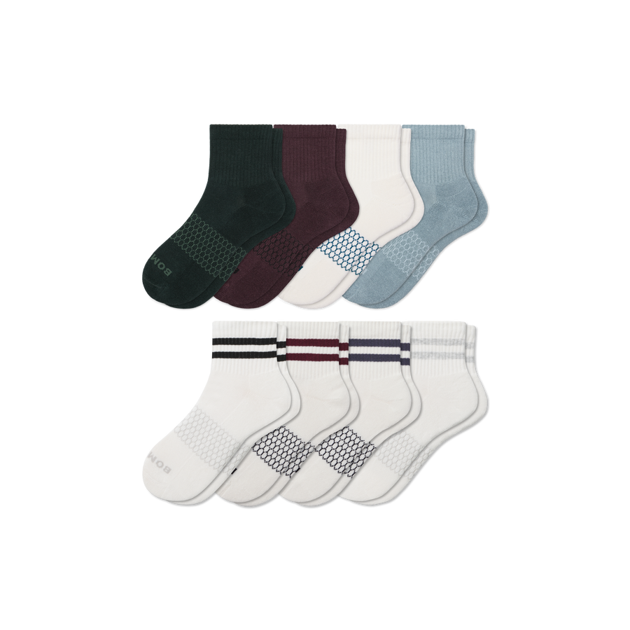 Men's Quarter Sock 8-Pack D9