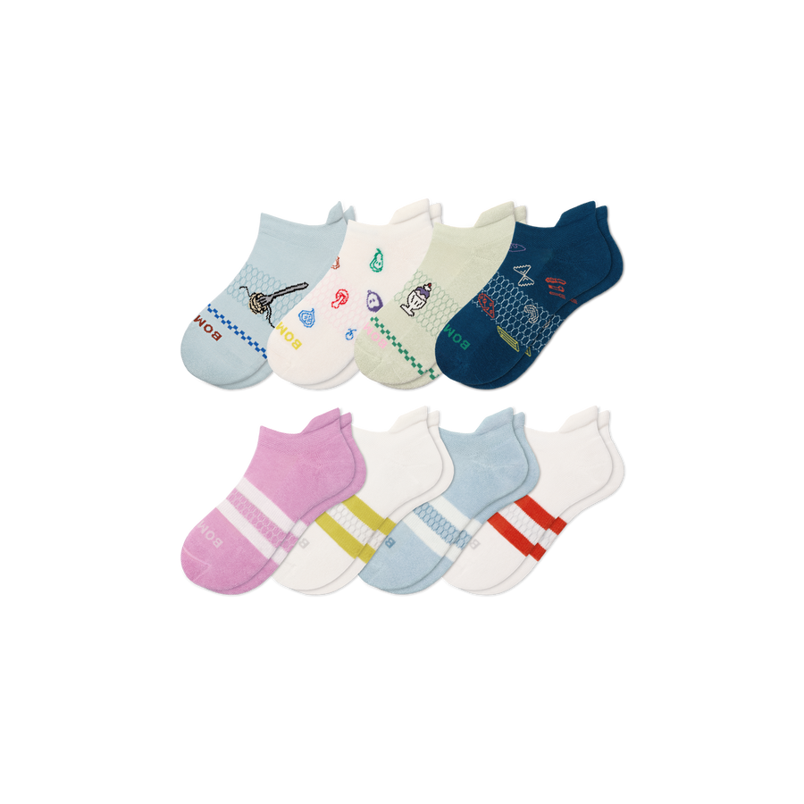Youth Ankle Sock 8-Pack T8